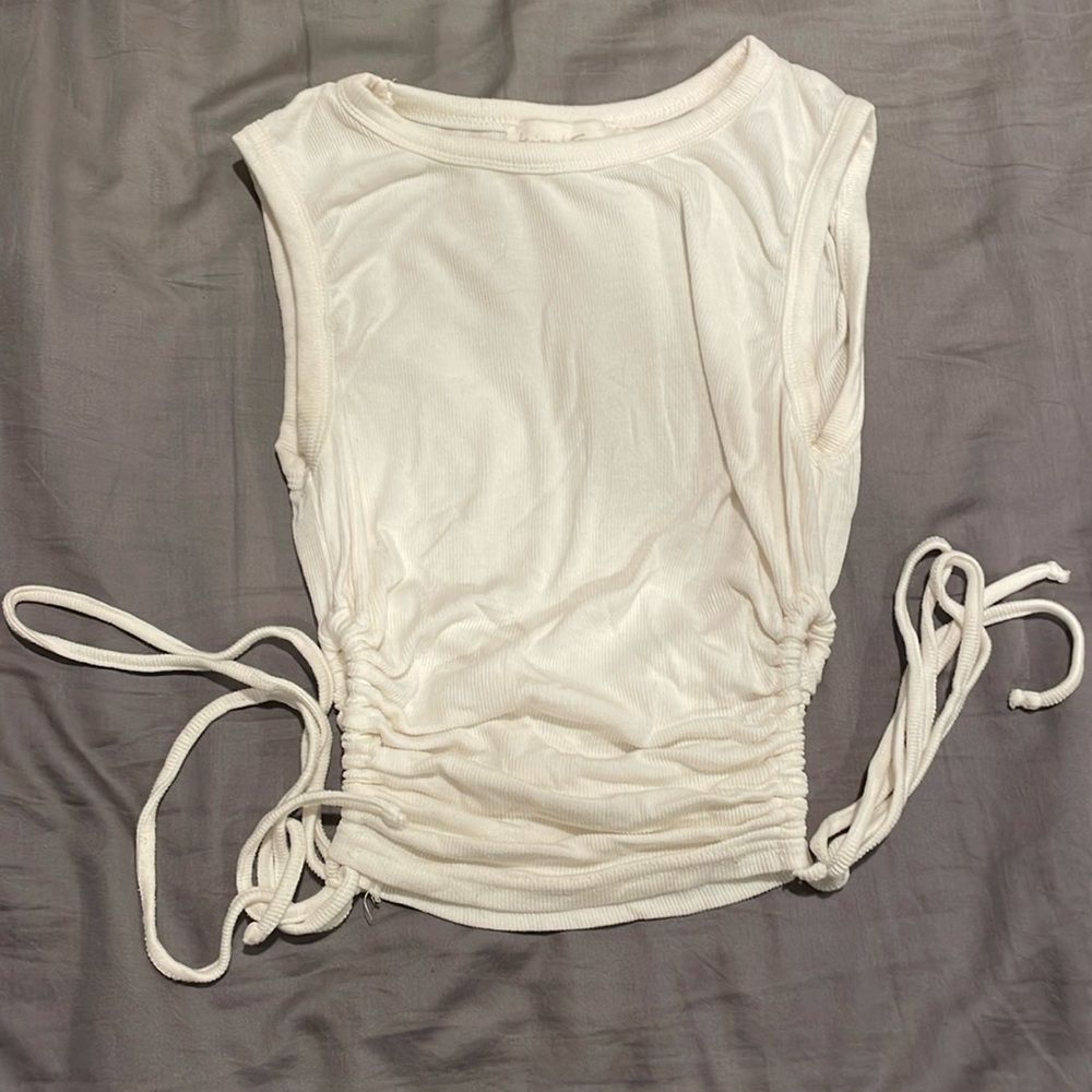 White Crop Top